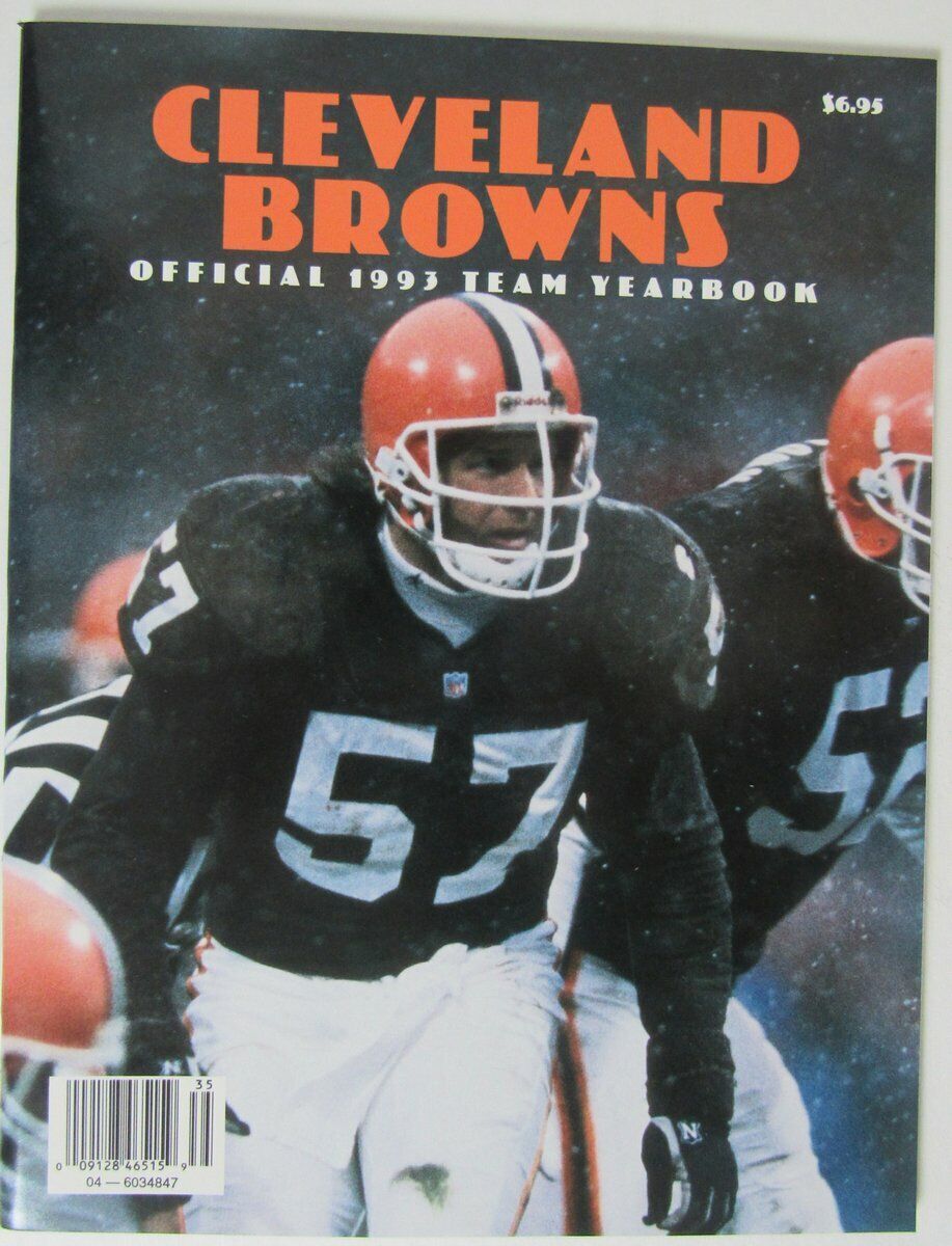 1993 Cleveland Browns NFL Football Official Team Yearbook 146176