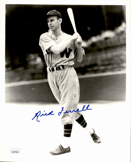 Rick Ferrell HOF Signed/Autographed 8x10 Photo Washington Nationals JSA 191463