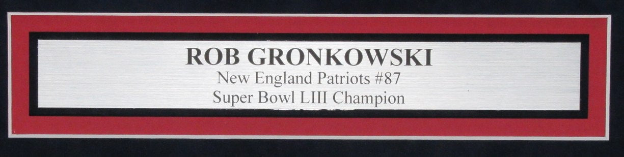 Rob Gronkowski Signed/Autographed 16x20 Photo Patriots Framed PSA/DNA 192646