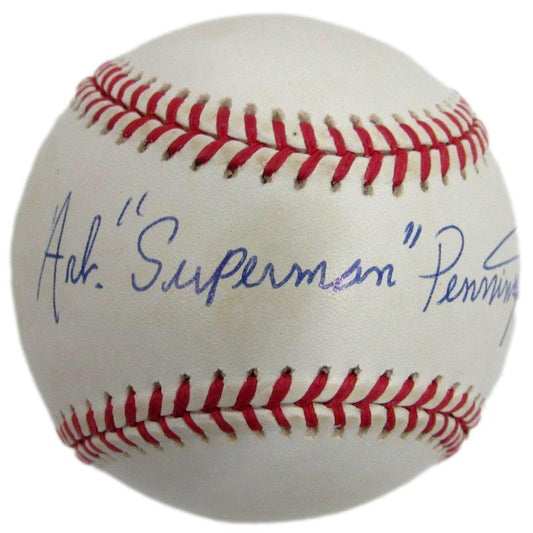 Art Pennington Signed OAL Baseball Negro League Chicago American Giants PSA/DNA