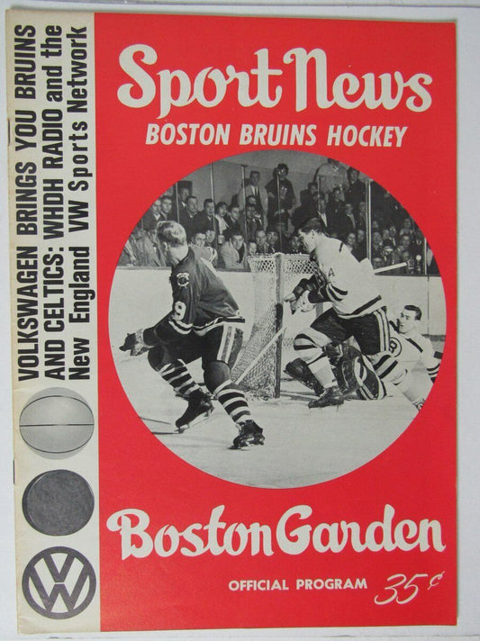 Boston Bruins NHL Hockey Program vs. Detroit Red Wings 10/29/64 146294