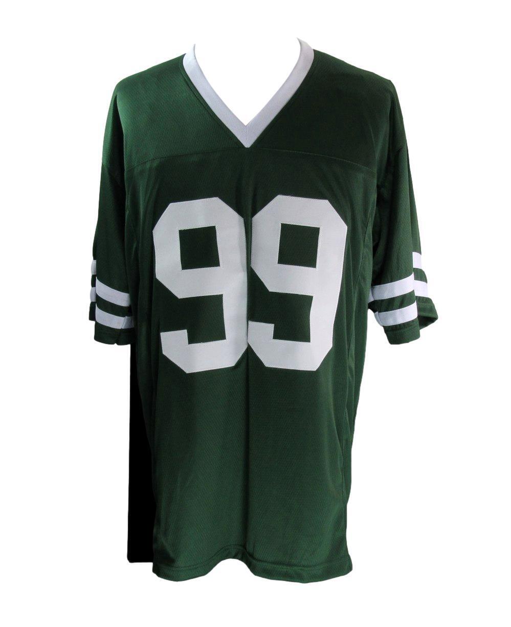 Mark Gastineau Autographed Green Custom Football Jersey New York Jets JSA