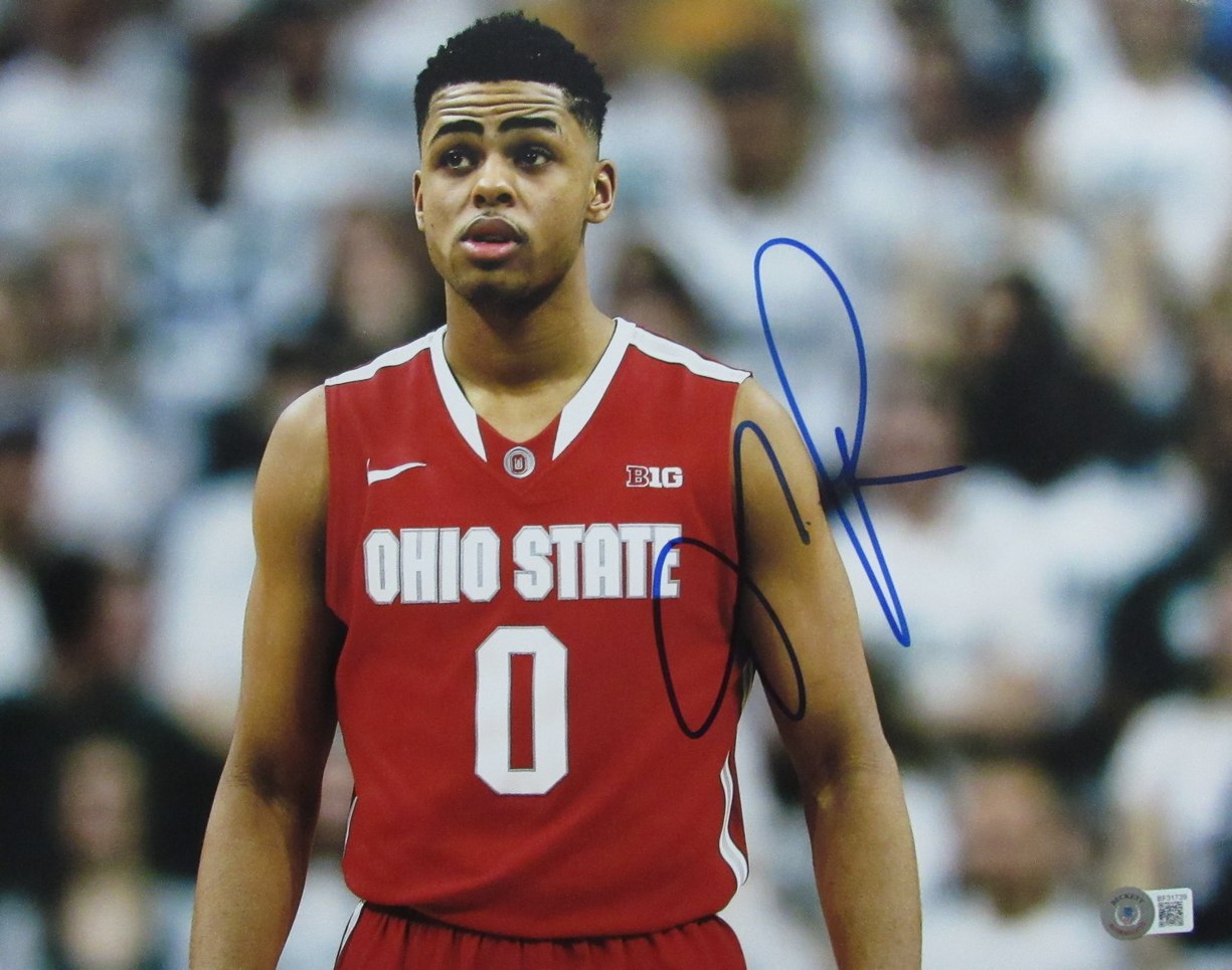 Russell DeAngelo Autographed 11x14 Basketball Photo Ohio State Beckett 172695