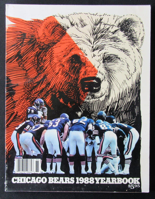 1988 Chicago Bears Football Team Yearbook 176305