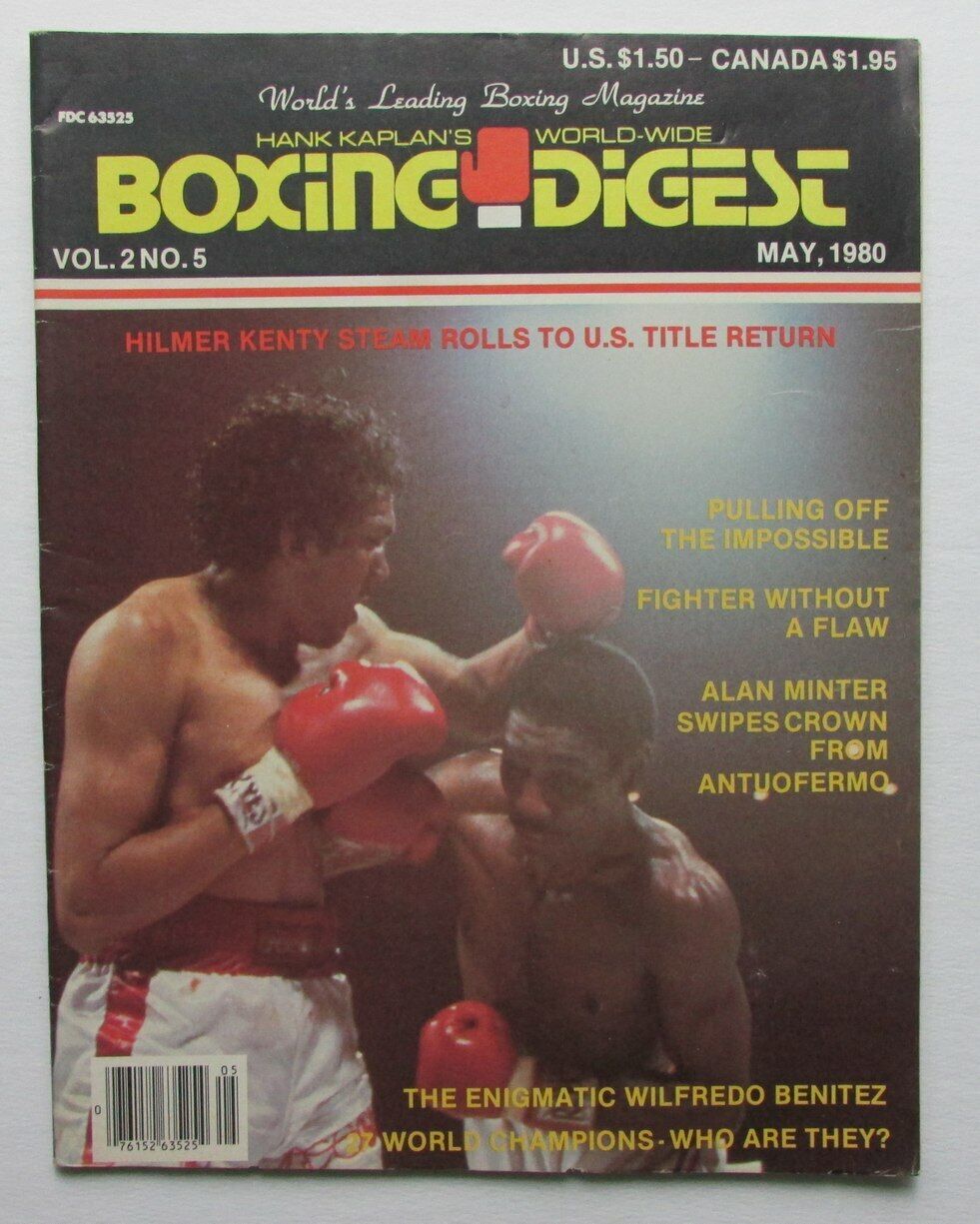 May 1980 Boxing Digest Magazine Hilmer Kenty 167889