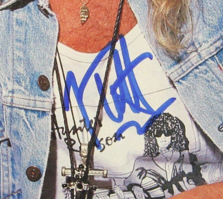 Joe Elliot Autographed Magazine 8x10 Photo Def Leppard JSA