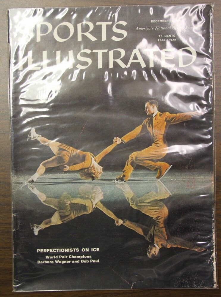 Barbara Wagner/Bob Paul Skating 1958 Sports Illustrated Magazine No Label 122715