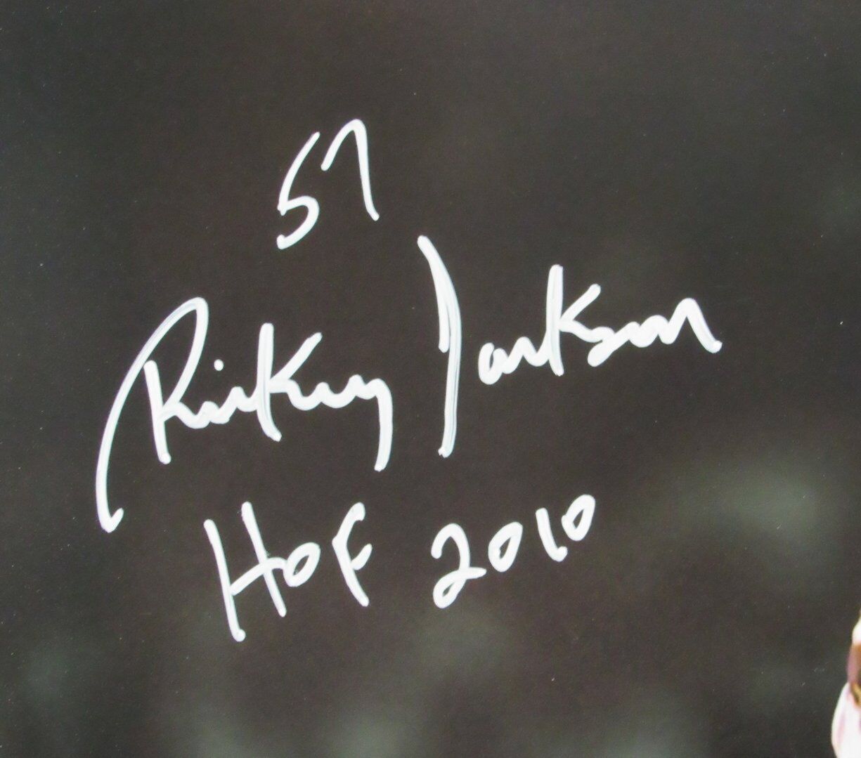 Rickey Jackson HOF Autographed 16x20 Photo New Orleans Saints JSA