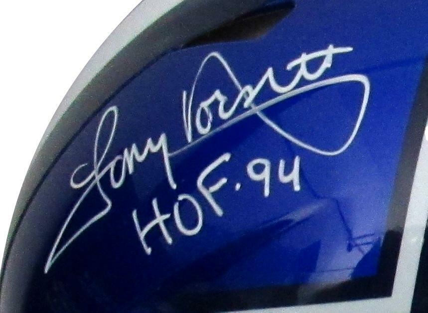 Tony Dorsett HOF Cowboys Signed Full Size Flash Authentic Helmet PSA/DNA 163696