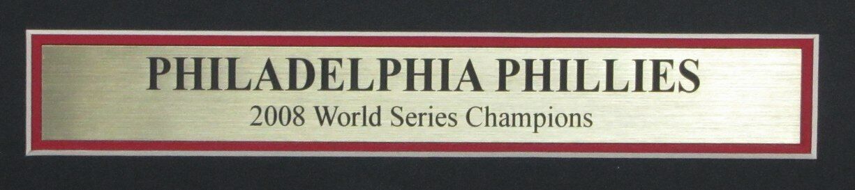 Philadelphia Inquirer Newspaper 2008 Phillies World Series Champs Framed 165892