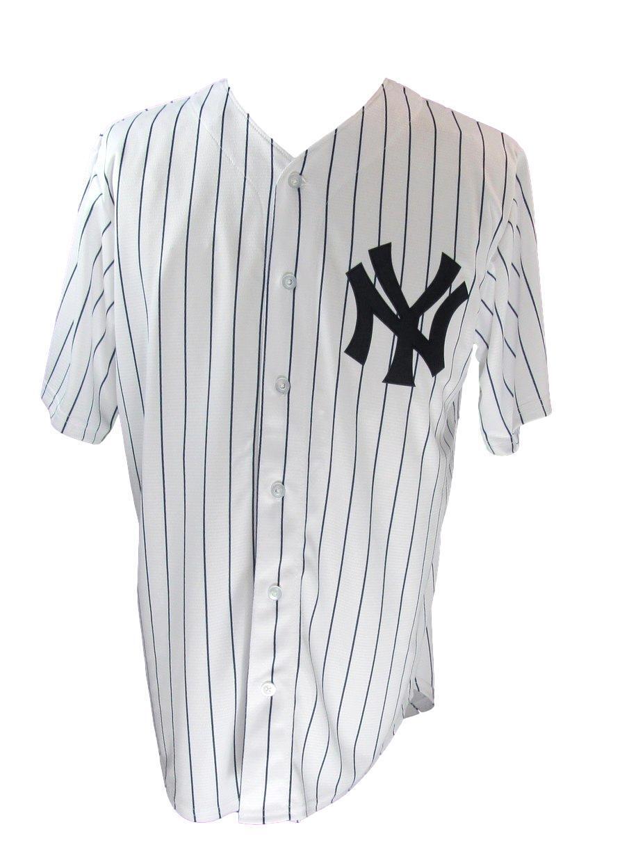 Jorge Posada Autographed MLB Baseball Authentic Jersey Yankees Beckett 177521