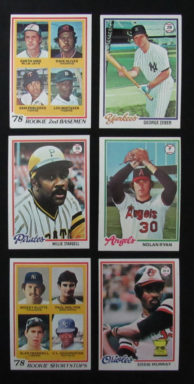 1978 TOPPS Baseball Complete Set (726) in Pocket Pages Ryan, Stargell 184938