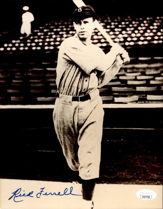 Rick Ferrell HOF Signed/Autographed 8x10 Photo Boston Red Sox JSA 191461