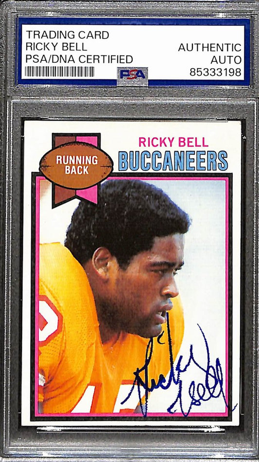 Ricky Bell HOF Signed/Auto 1979 Topps Card #258 Bucs Rookie PSA/DNA 187977