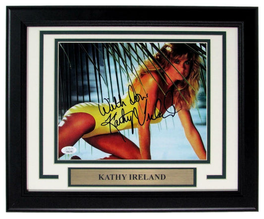 Kathy Ireland Actress Signed/Autographed 8x10 Photo Framed JSA 155607