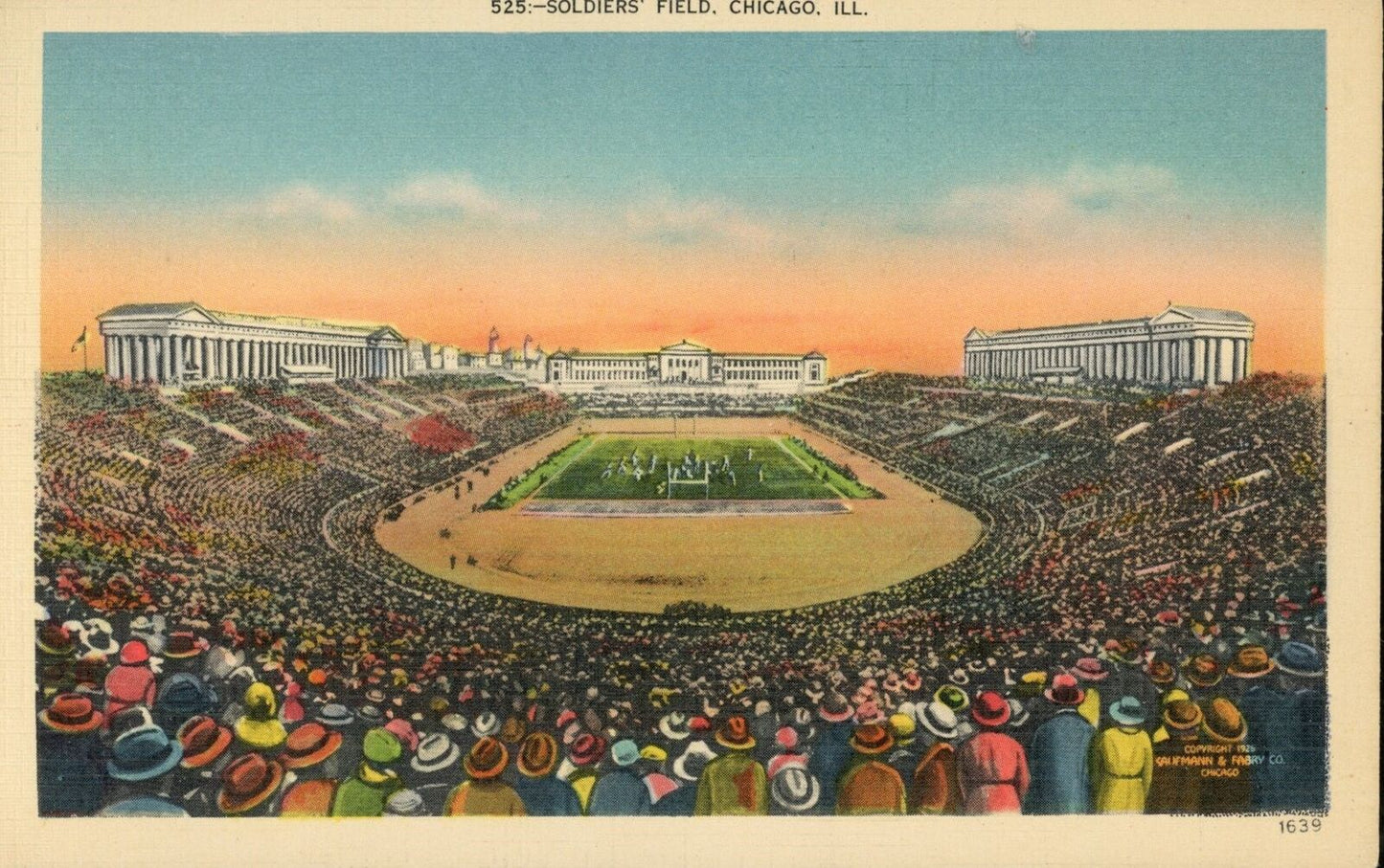 1940's Postcard Soldier Field Chicago, Ill. 176195