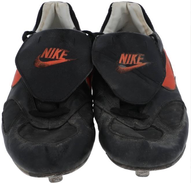 May 2, 1993 - Cal Ripken Jr. Game-Used Pair of Nike Cleats - Ripken LOA 181035