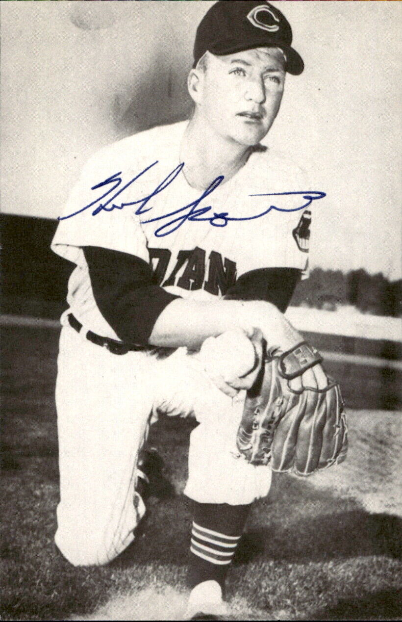 Herb Score Indians d. 2008 Signed/Autographed 3x5  Photo 178788