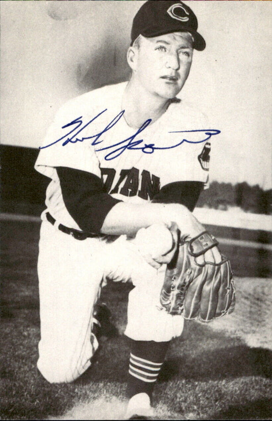 Herb Score Indians d. 2008 Signed/Autographed 3x5  Photo 178788