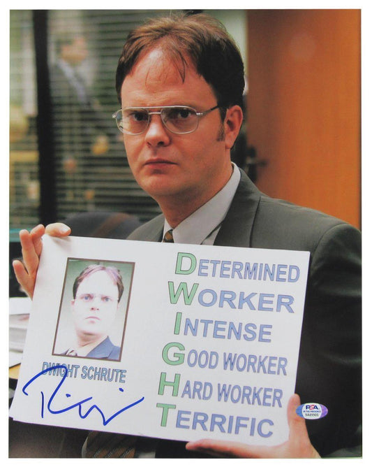 Rainn Wilson Signed 11x14 The Office Dwight Schrute Photo PSA/DNA ITP 160411