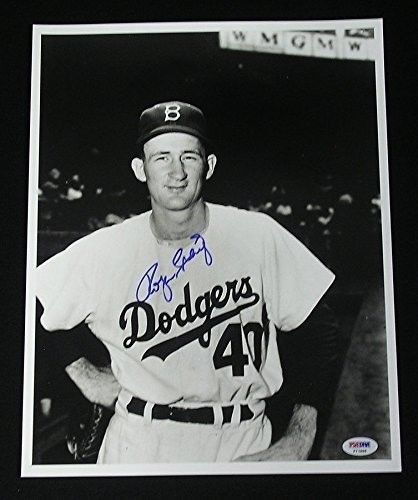 ROGER CRAIG Signed Brooklyn Dodgers 11x14 Photo 133136