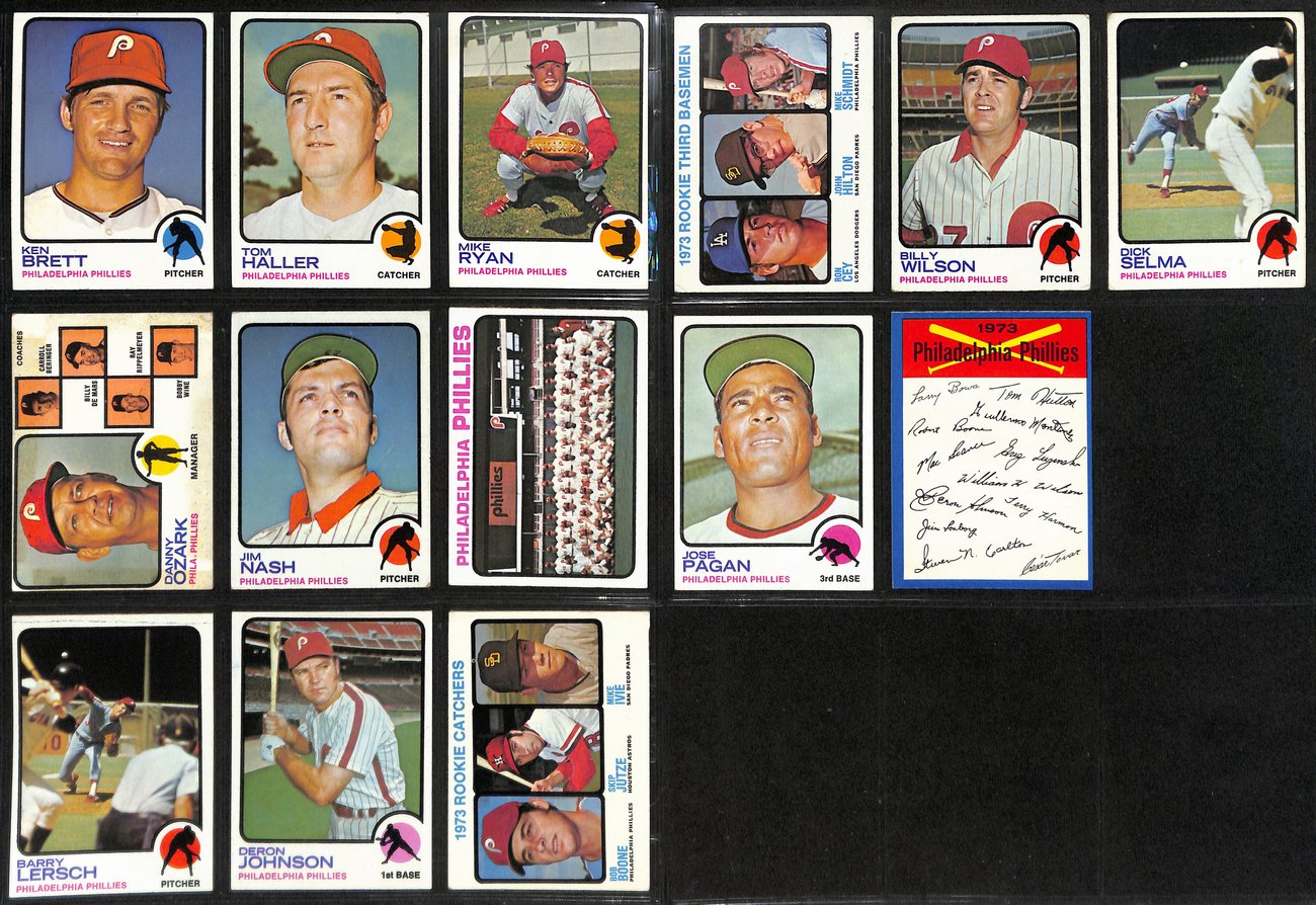 1973 TOPPS Baseball Philadelphia Phillies Team Set 1-31 Cards Schmidt RC 189421
