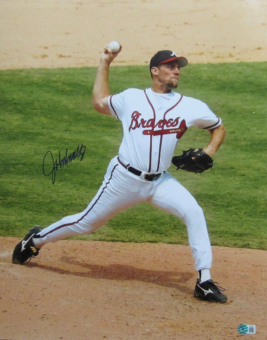 John Smoltz HOF Autographed 16x20 Photo Atlanta Braves Beckett 180123