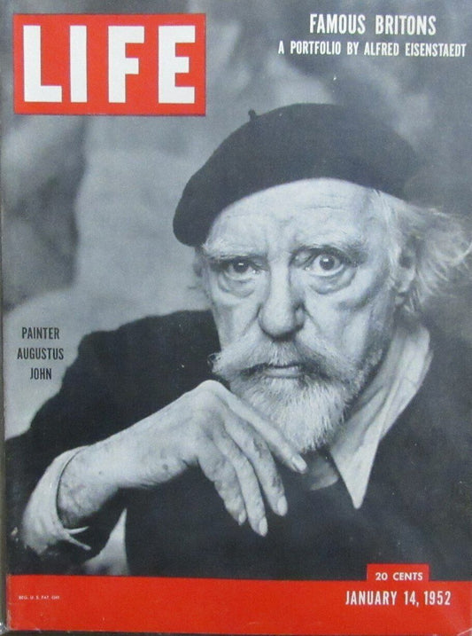 Vintage LIFE Magazine January 14, 1952 - Painter Augustus John 164704