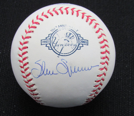 Shane Spencer Signed/Auto Yankees 100th OML Baseball MAB 187076