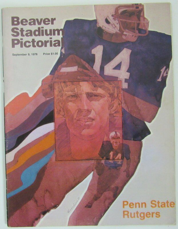 1978 Penn State Nittany Lions vs.Rutgers Football Program 138618