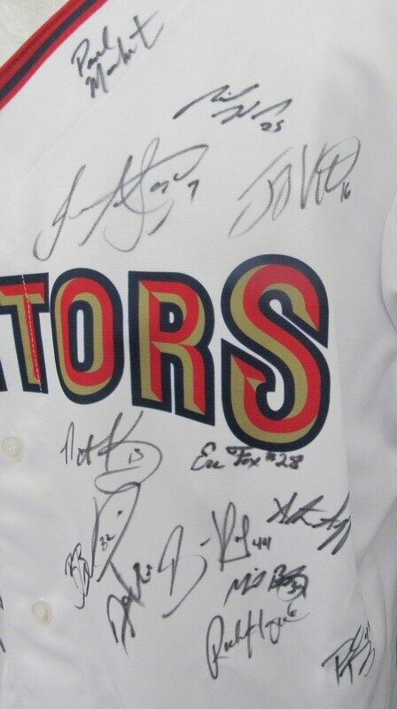 Harrisburg Senators 2022 Team Autographed by 26 Wilson Baseball Jersey 180855