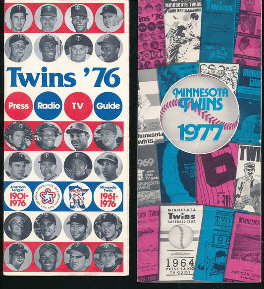 1977 Minnesota Twins Media/Press Guide 181079