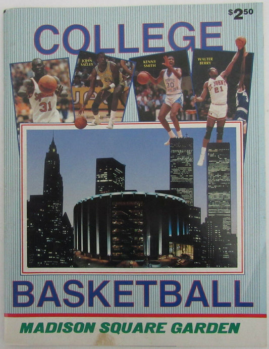 1986 NCAA Basketball Doubleheader Games Program at Madison Square Garden  145159