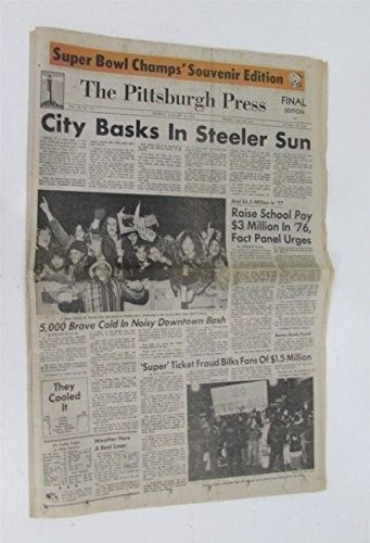 The Pittsburgh Press 1976 Steelers SUPER BOWL X Complete Newspaper 125192