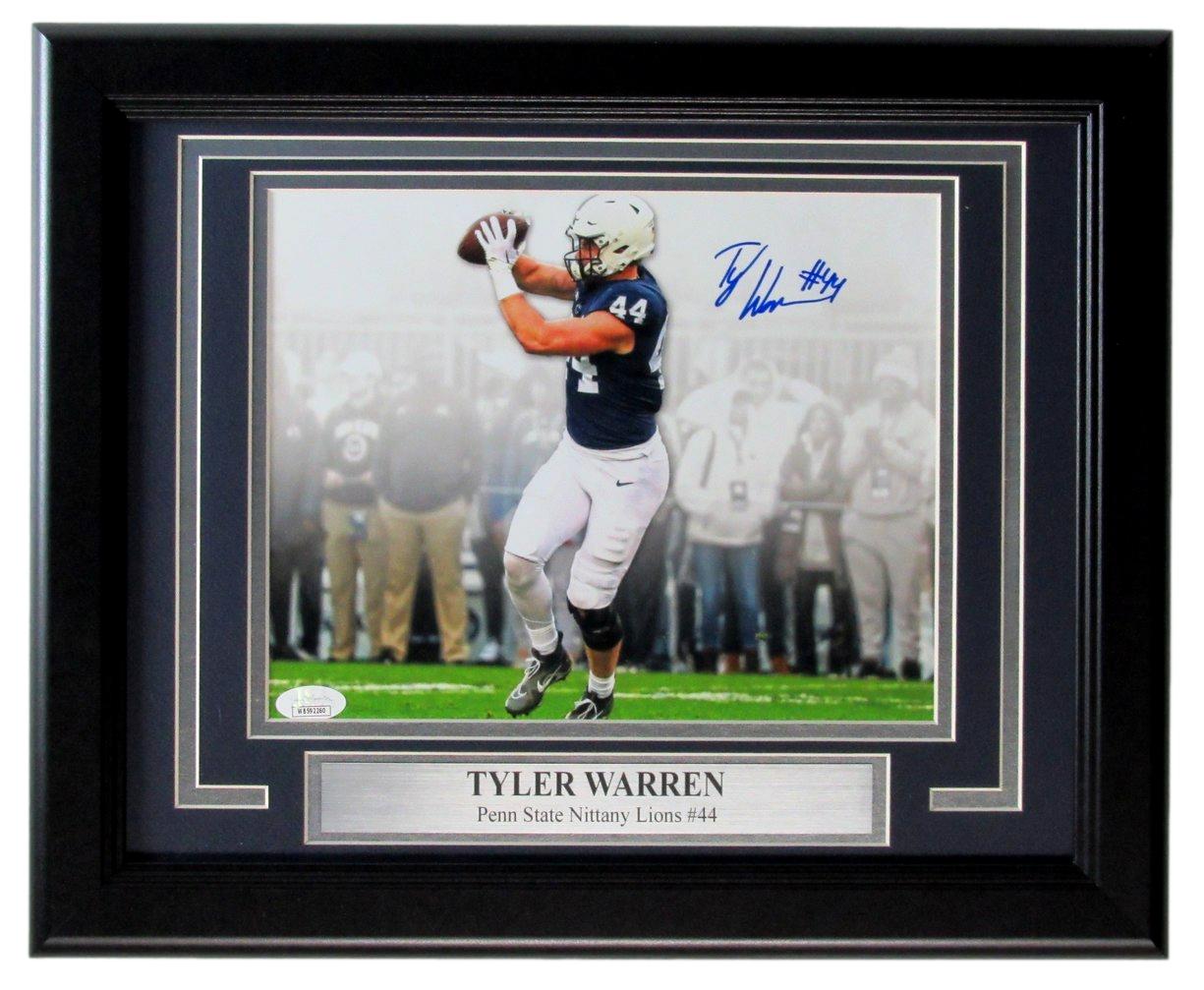 Tyler Warren Signed/Autographed 8x10 Photo Penn State Framed JSA 193036