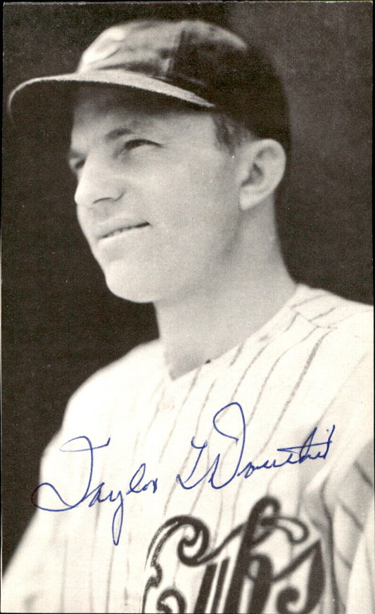 Taylor Douthit Chicago Cubs d. 1986 Signed/Auto 3x5  Photo 178196