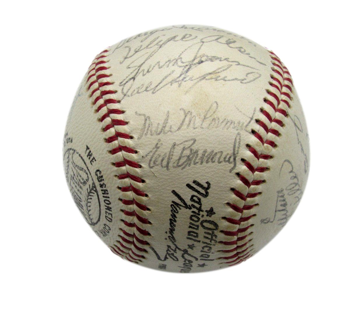 1960 San Francisco Giants Team Signed by 23 ONL Baseball Cepeda HOF 189831