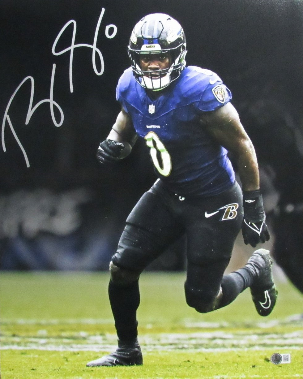 Roquan Smith Signed/Autographed 16x20 Photo Baltimore Ravens Beckett 191637