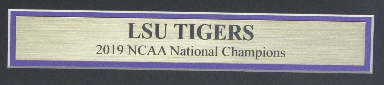 The Advocate Newspaper LSU Tigers 2019 NCAA National Champs Framed 151362