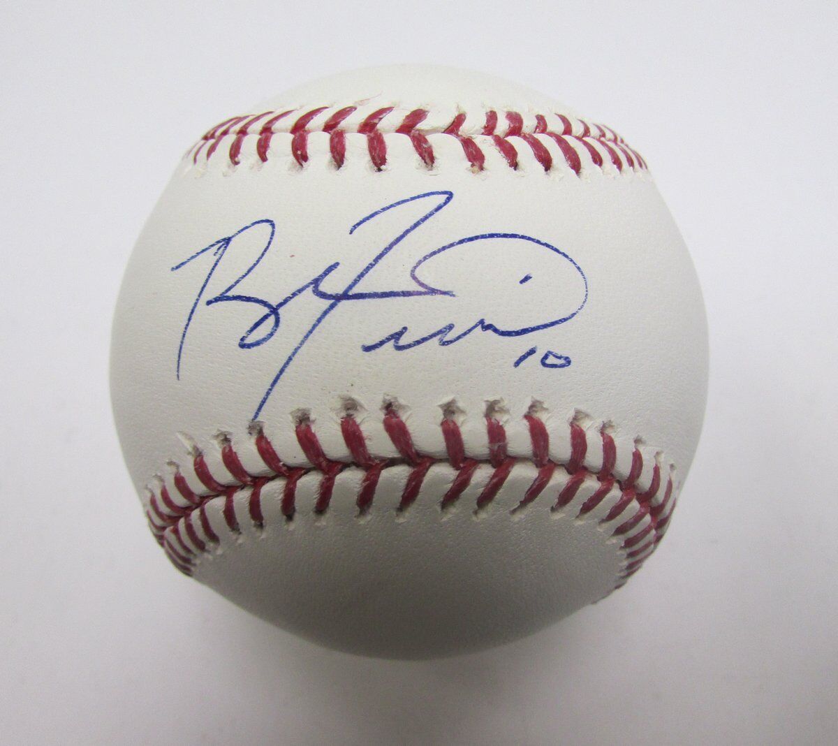 Ben Francisco Signed/Autographed OML Baseball 139389