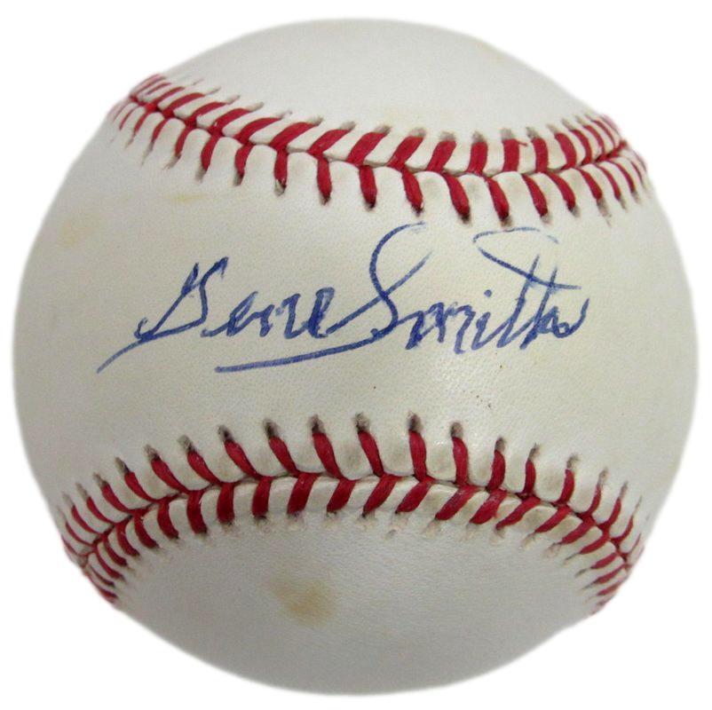 Eugene Smith Signed OAL Baseball Negro League ATL Black Crackers  PSA/DNA