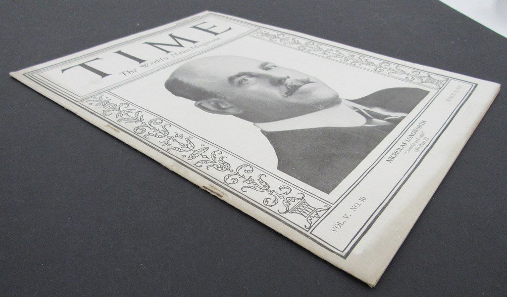 Time Magazine Vol V No 10 March 9, 1925 Nicholas Longworth 183263