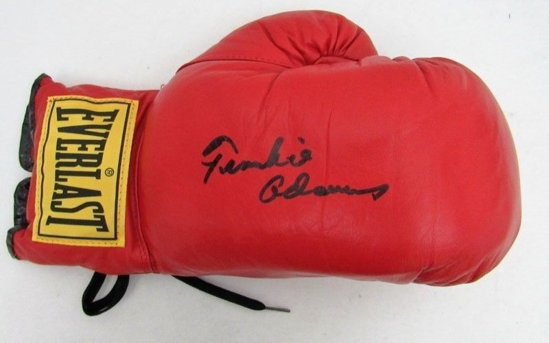 Frankie Adams Signed Everlast Boxing Glove JSA 134542