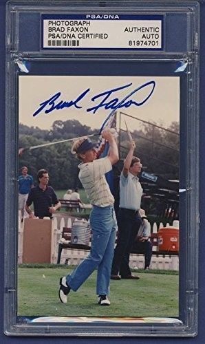 BRAD FAXON Signed Photo Snap Shot 4x6 PSA/DNA 132821