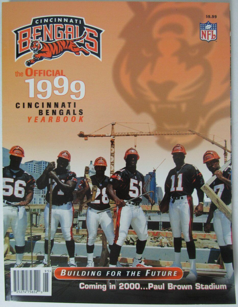 1999 Cinncinnati Bengals NFL Football Official Team Yearbook 146161