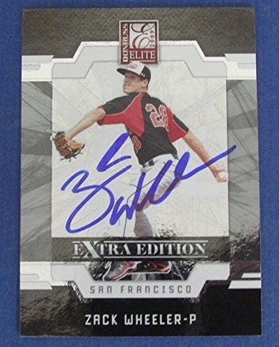 Zack Wheeler Mets Auto/Signed 2009 Donruss Elite Extra Baseball Card #5 123820