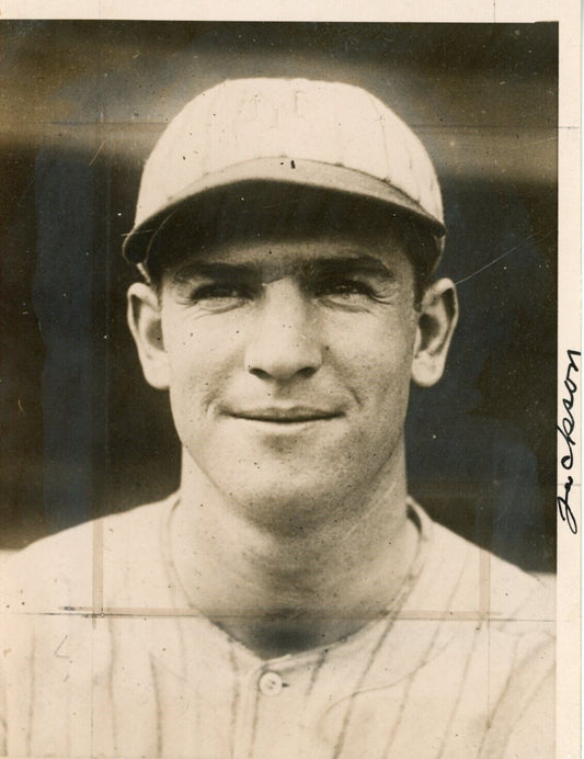 Travis Jackson 4x5 B/W 1924 Press Wire Photo New York Giants