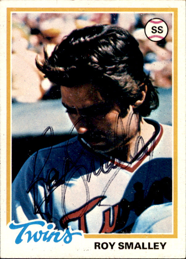 Roy Smalley Autographed 1978 TOPPS Card #471 Minnesota Twins 183009