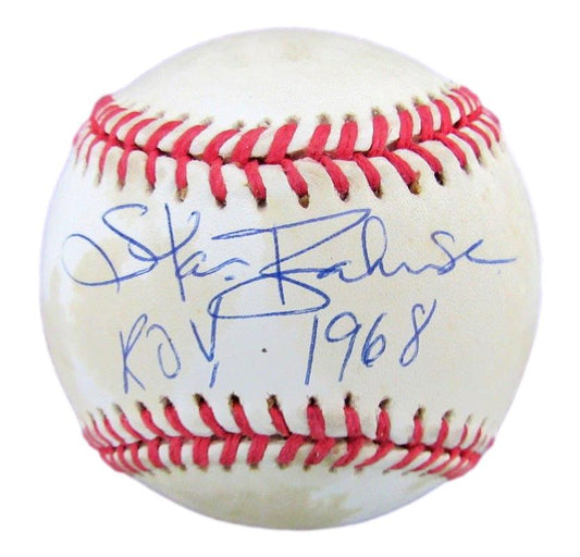 Stan Bahnsen Autographed/Inscribed "ROY 1968" OAL Baseball Yankees JSA 182616