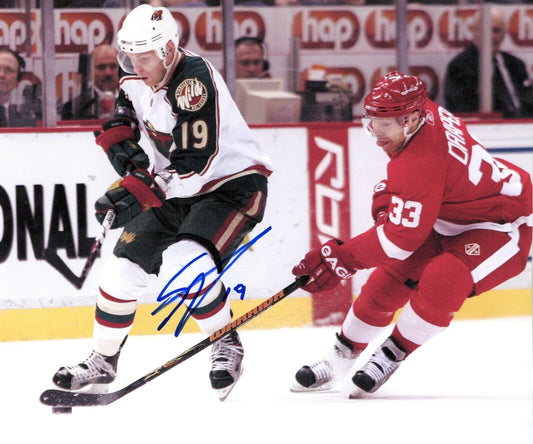 Stephane Veilleux Minnesota Wild Signed/Autographed 8x10 Photo 153357